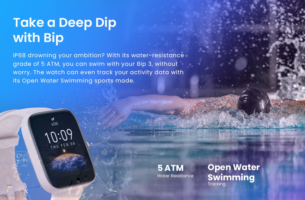 Amazfit Bip 3 With 1.69 Display Smartwatch (Official 1 Year Warranty) description image 6