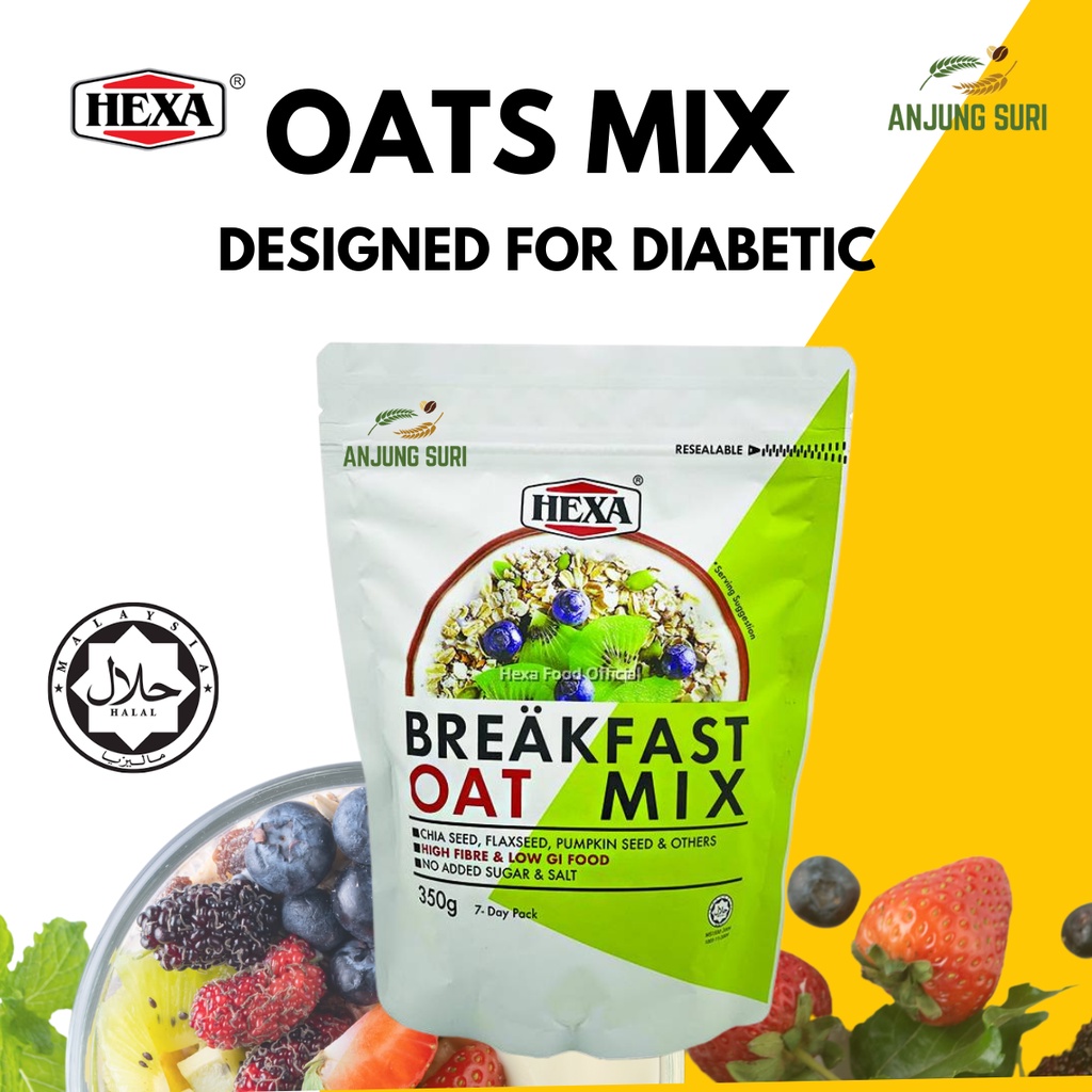HEXA Breakfast Oat Mix An Ideal Diabetes Friendly & Affordable Meal