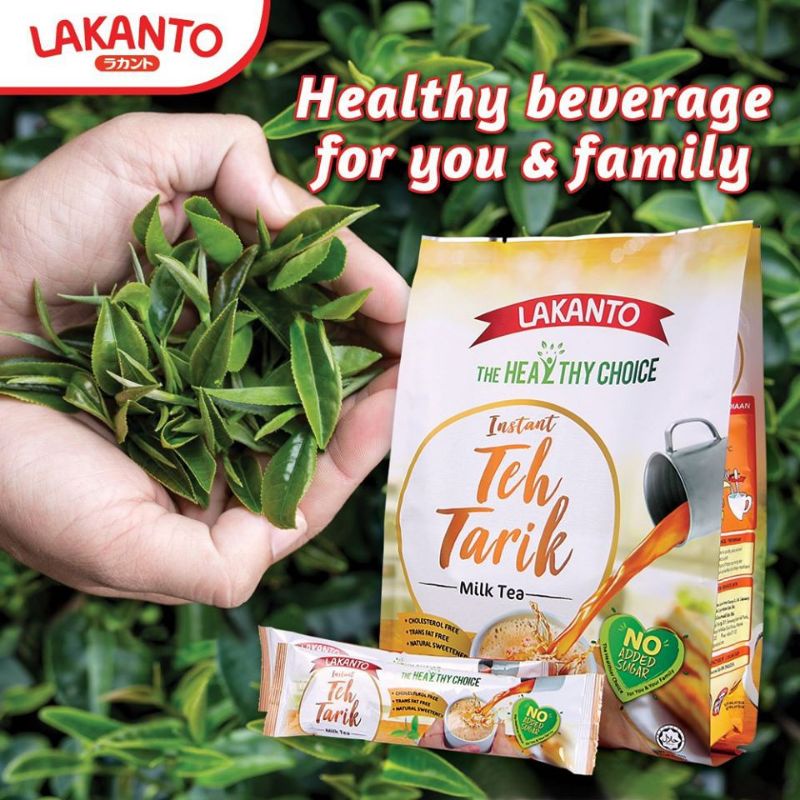 (10 Cashback)Healthy Lakanto Teh Tarik/Milk Tea (No cholesterol, Trans