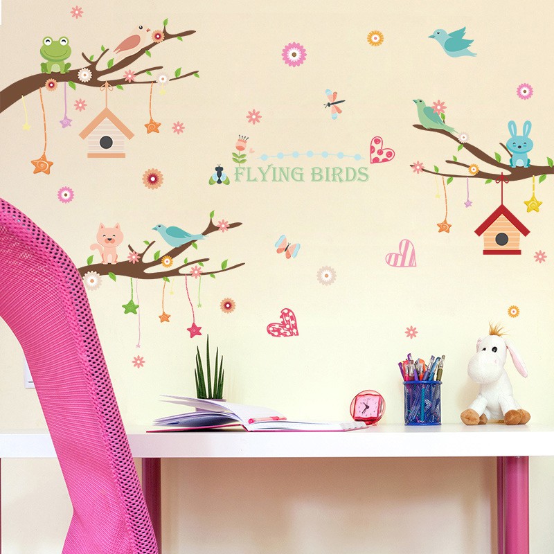 Reliza Wall Sticker Sangkar Birung Bird Love Animal Star Cage Wall Stickers Xl8245 Shopee Malaysia