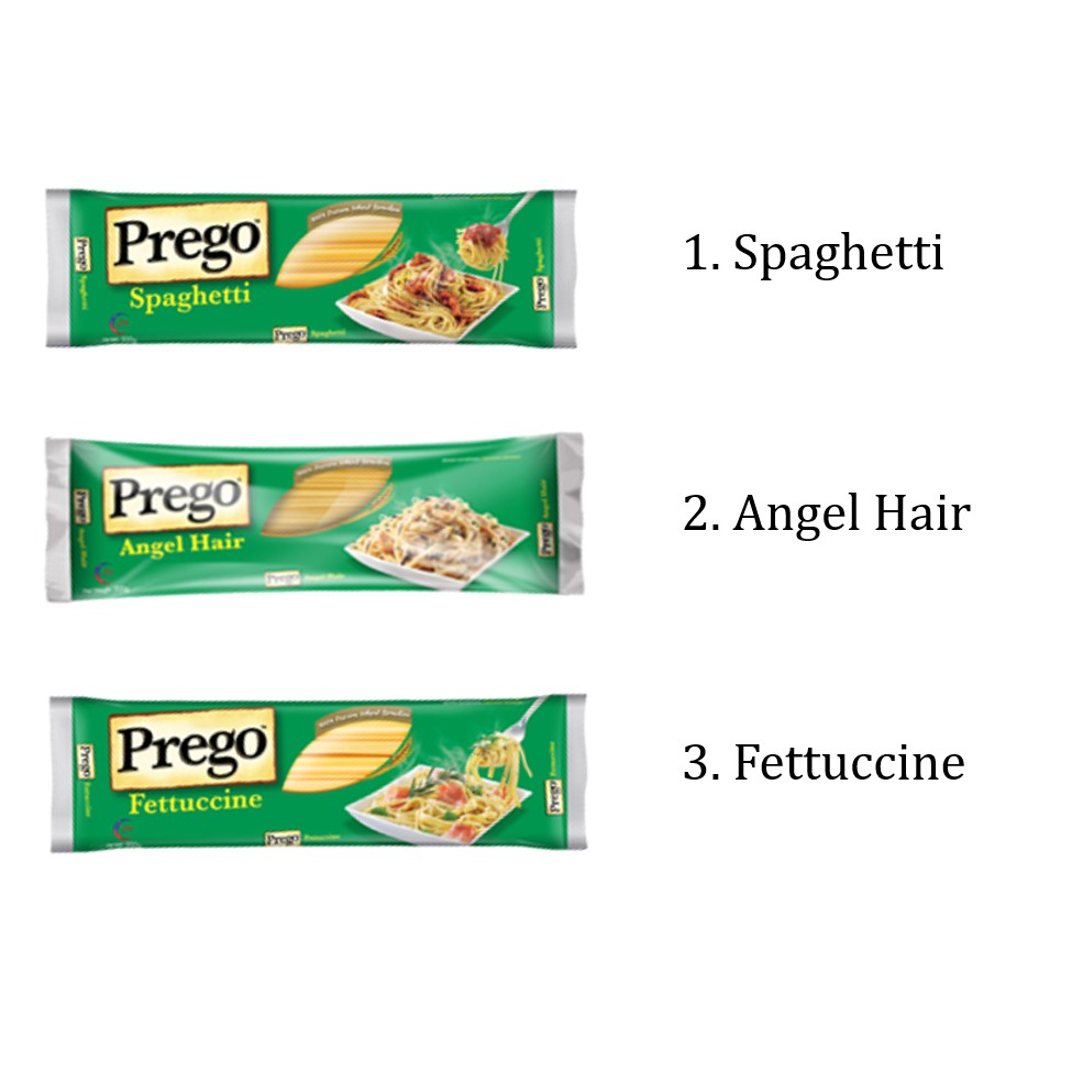 Ready Stock Prego Spaghetti Angel Hair Fettuccine 500g Shopee Malaysia