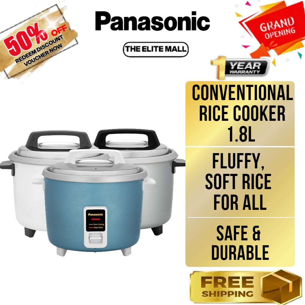 PANASONIC SR-Y18GASKN 1.8L CONVENTIONAL RICE COOKER SR-Y18GASKN ...