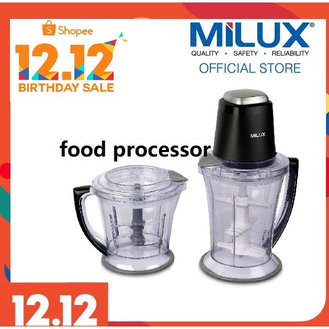 Milux 2x Rapid Food Chopper MFP-9625