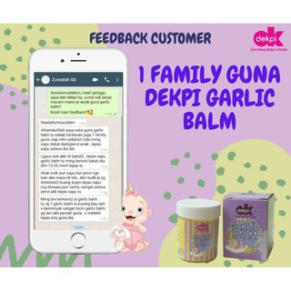 [CUBA TENGOK REVIEW~DEKPI FATHIA GARLIC BALM - MEMBANTU 