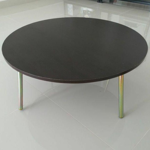Big Round Japanese Table Bulat Meja Jepun Kaki Berlipat Big Round Japanese Table Bulat Meja Jepun Kaki Berlipat