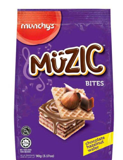 Munchy Music Wafer Bites Assorted Flavor 90g Shopee Malaysia