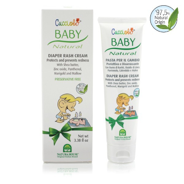 Baby Cucciolo Diaper Cream 100ml (NATURAL DIAPER BARRIER CREAM