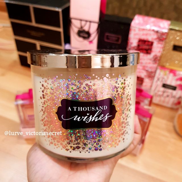 1000 wishes candle bath and body works