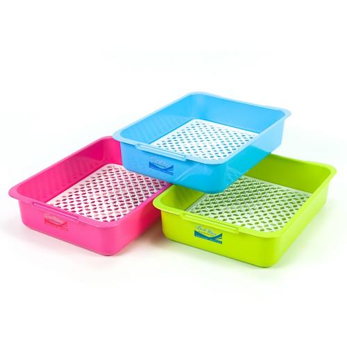 Bestware Plastic Serving Tray/ Food Storage Tray With Filter | Shopee ...