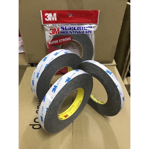3M Double Sided PE Foam Tape 10mm / 18mm / 24mm X 10Y | Shopee Malaysia
