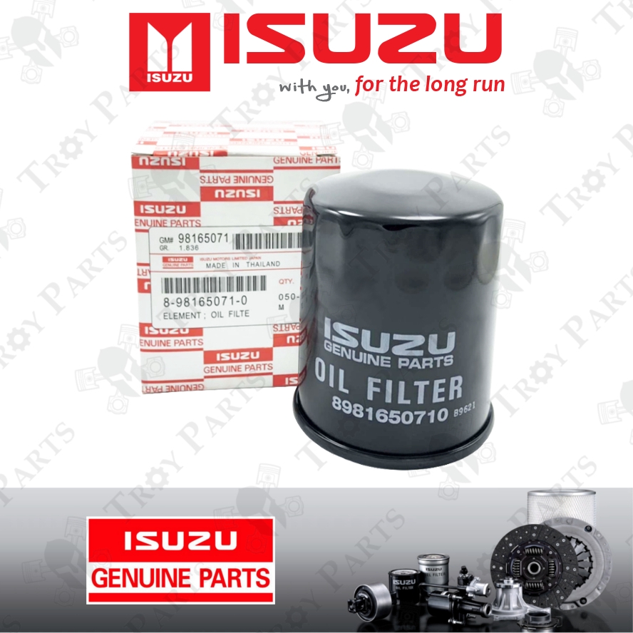 Original Isuzu Oil Filter for DMax Dmax 2.5 RT50 20122018 (898165071