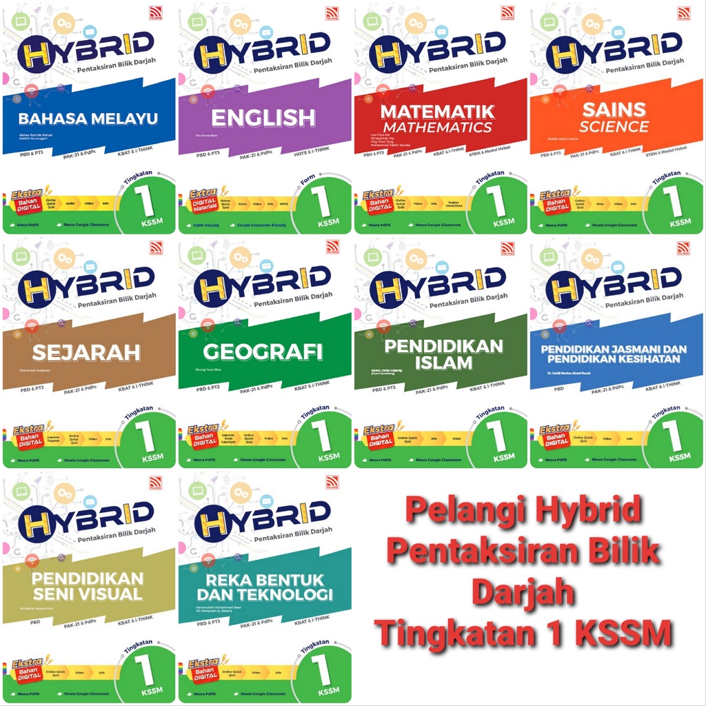 [PELANGI]Buku Latihan: Hybrid PBD Tingkatan 1, Tingkatan 2, Tingkatan 3 ...