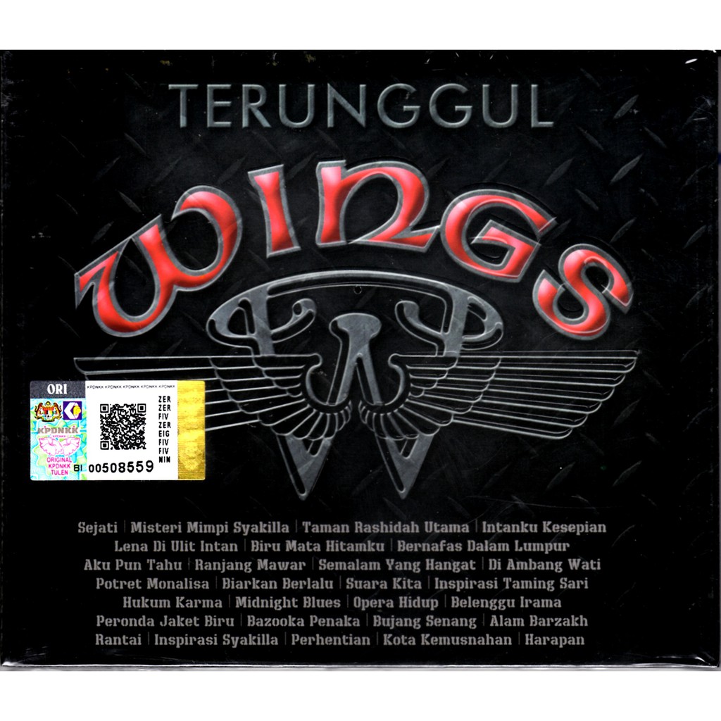 Wings Terunggul Koleksi Malay Song 2 X Cd