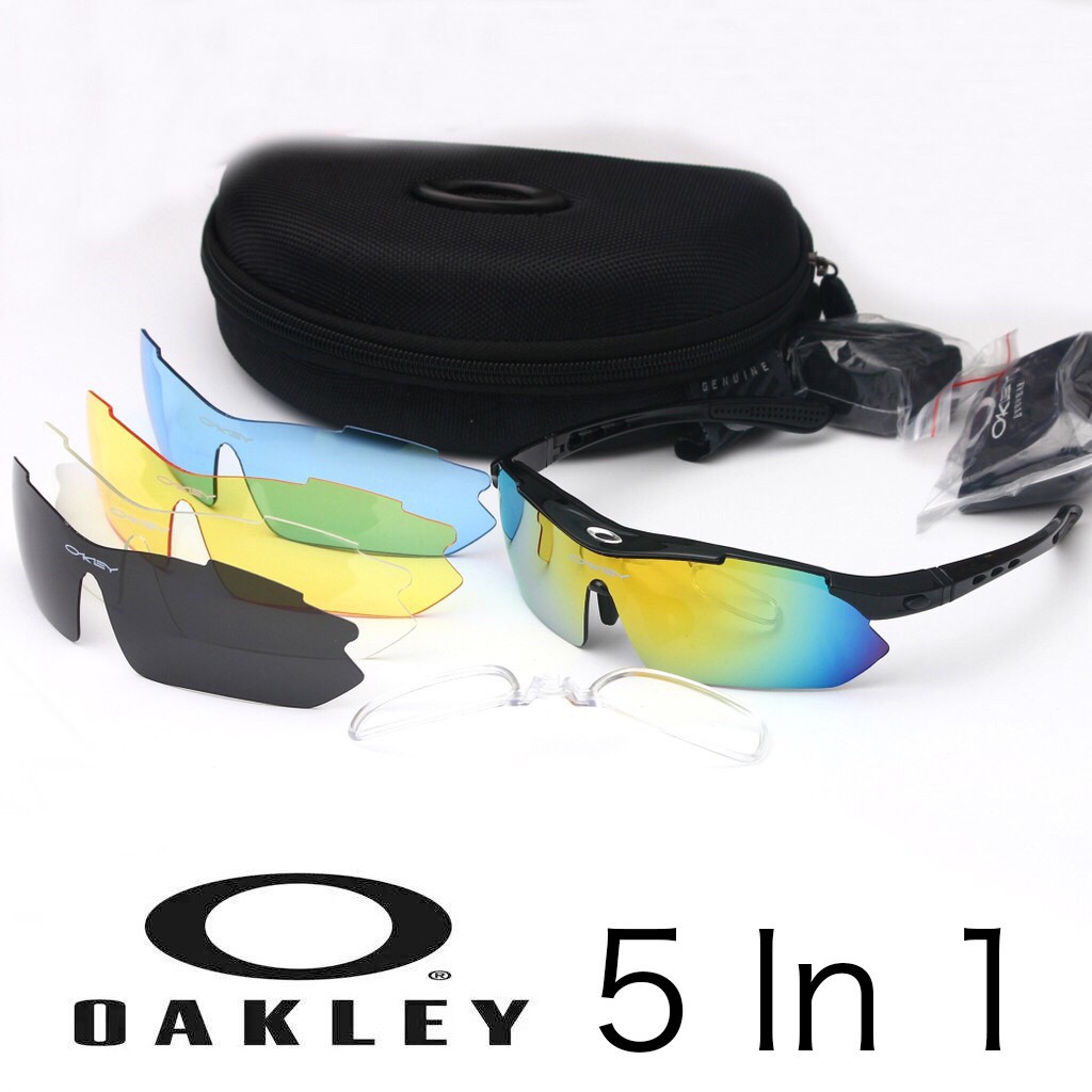 Oakley sunglasses polarized lens change 5 IN 1 outdoors ...