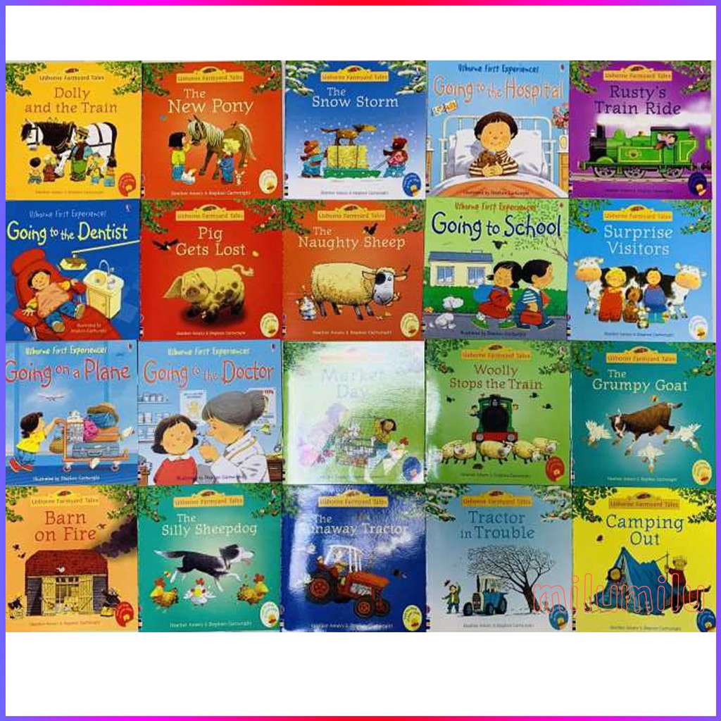 pcs Usborne Best Picture Books For Children And Baby Famous Story English 3 6 Years Old Educational Toy For Child Shopee Malaysia