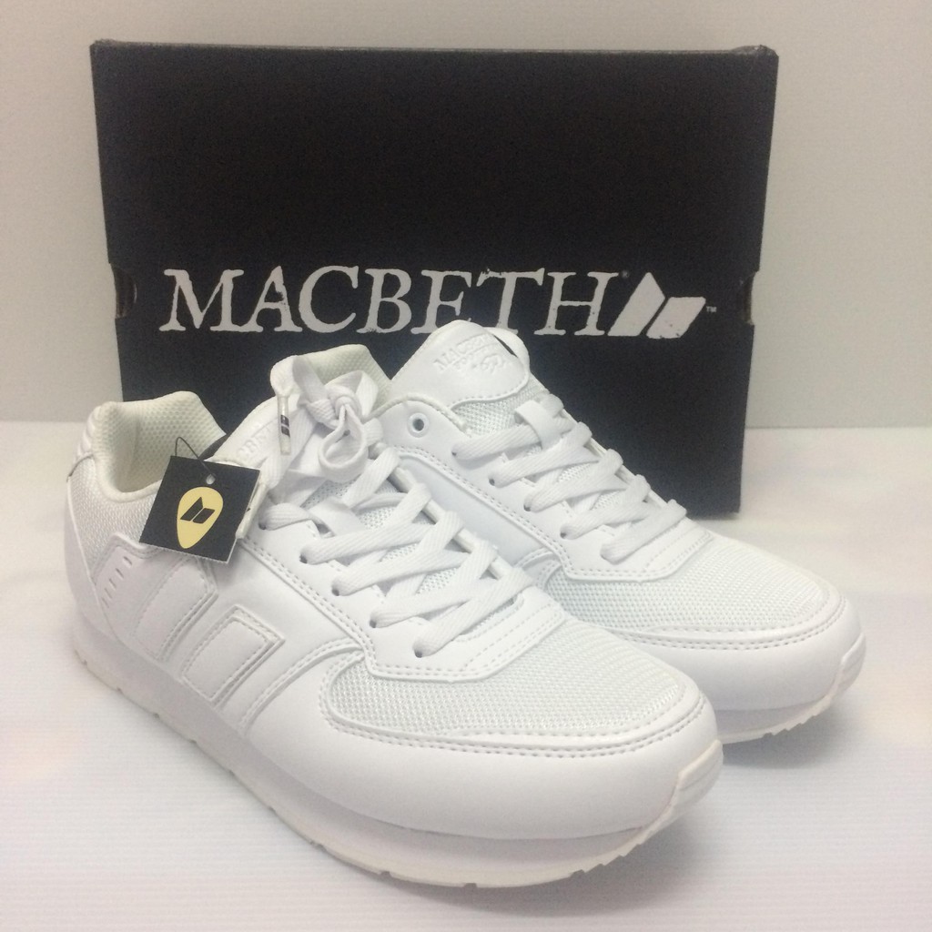 macbeth white shoes