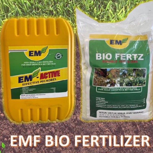 Buy Ready Stock Emf 生物菌液肥 100 有机 2 X 5kgemf Bio Fertz Emf Bio Active 10liter Seetracker Malaysia