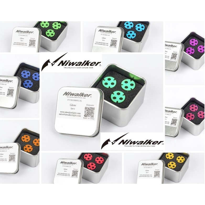 Niwalker Self Illuminate TurboGlow Glow Gasket 9 colors/pack Shopee