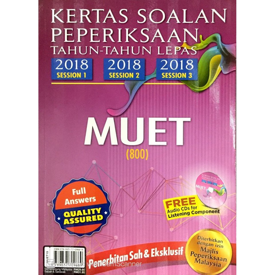 Kertas Soalan Peperiksaan Tahun Tahun Lepas Muet Shopee Malaysia