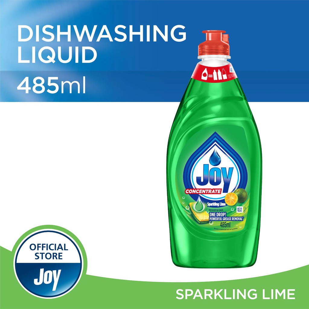 Joy Kitchen Dishwash Liquid Bottle Lime (485ml) Shopee Malaysia