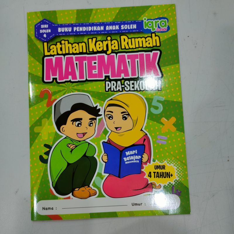 Latihan Kerja Rumah Matematik Pra-sekolah 