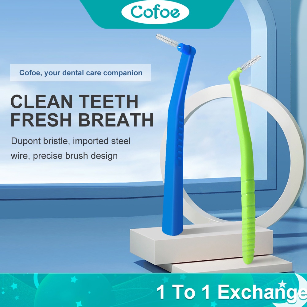 Cofoe Interdental Cleaning Brush 5pcs 0.61.0mm Interdental Brush Oral