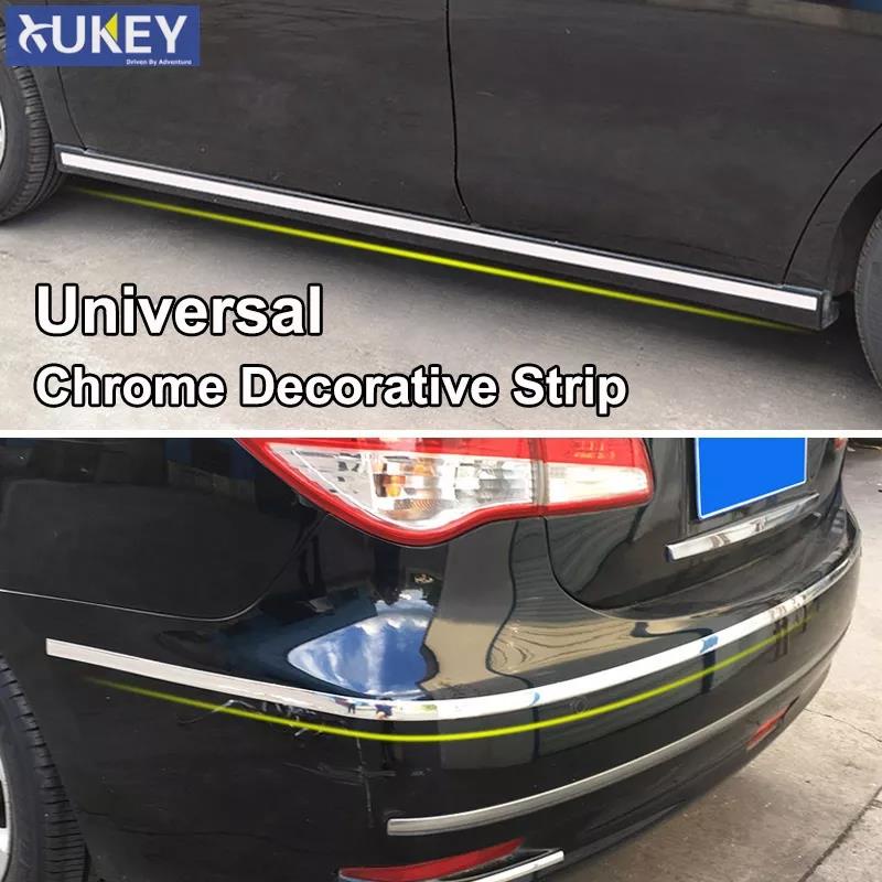 20mm Universal Car Chrome Side Rocker Panel Door Window Trim Body