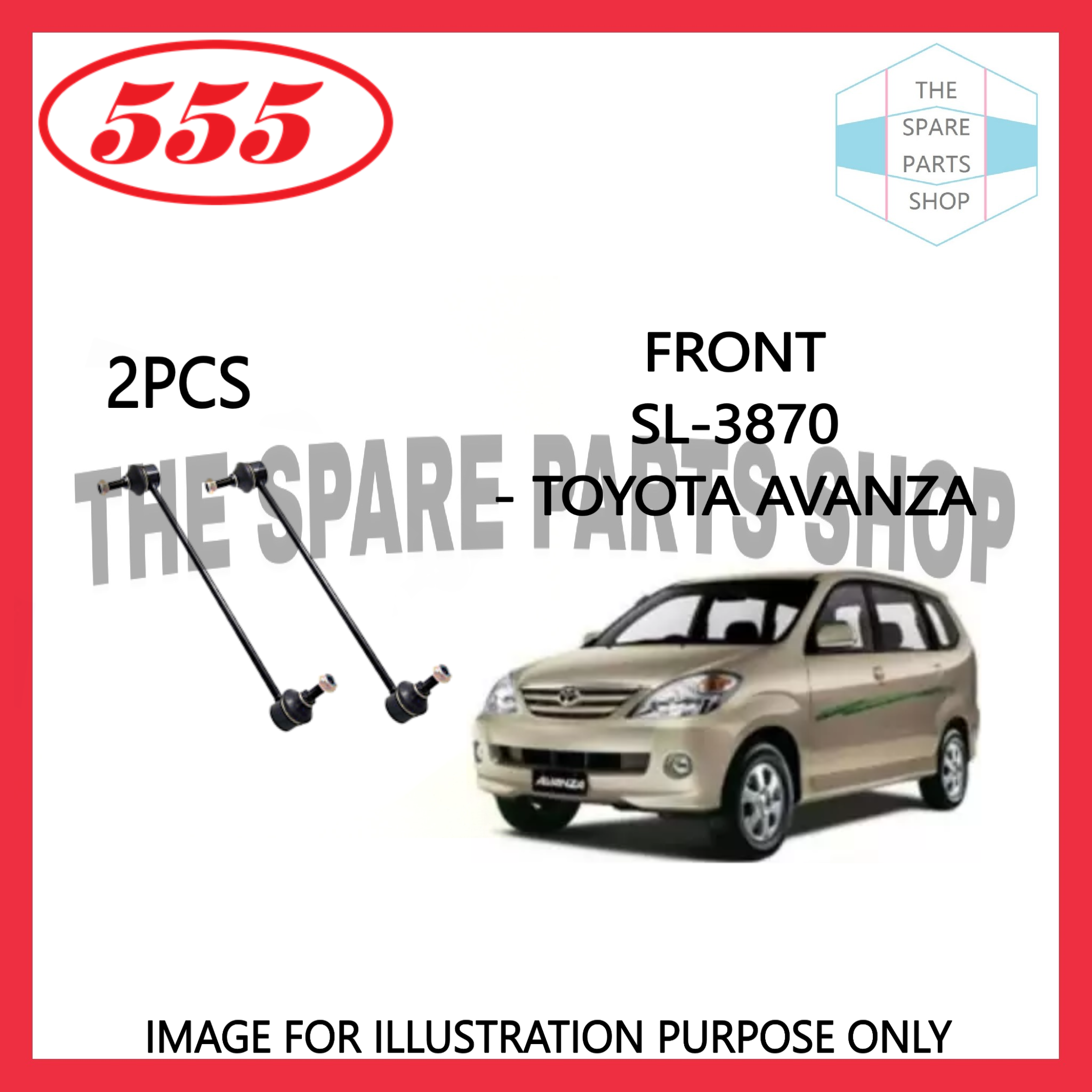 Toyota Avanza Front Absorber Link Stabilizer Link Rh Lh Brand 555 Sl 3870 Shopee Malaysia