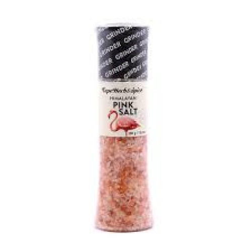 CAPE HERB & SPICE Himalayan Pink Salt / Garam Himalaya 390gm (with grinder)