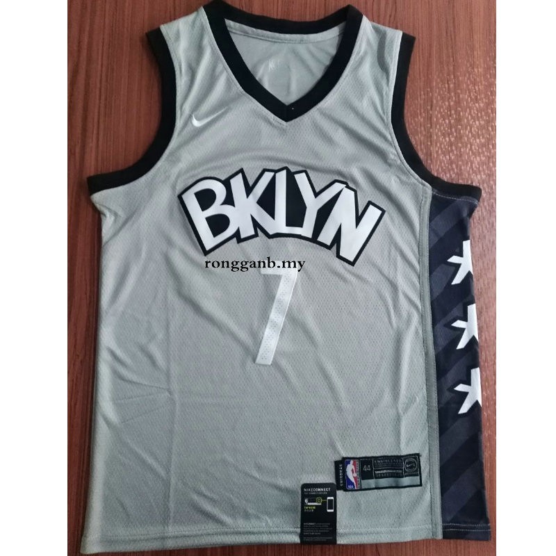 brooklyn nets grey jersey