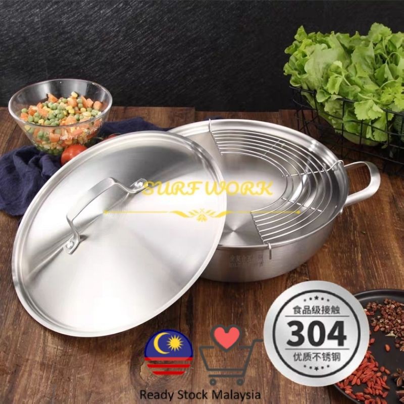 👍👍High Quality 304 Stainless Steel Steam MultiPurpose Hot Pot [304