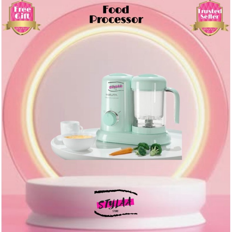 4 IN 1 👶 MISUTA BABY BLENDER BABY FOOD PROCESSOR BABYCOOK MIXER STEAMER GRINDER HEATER BABY BLENDER