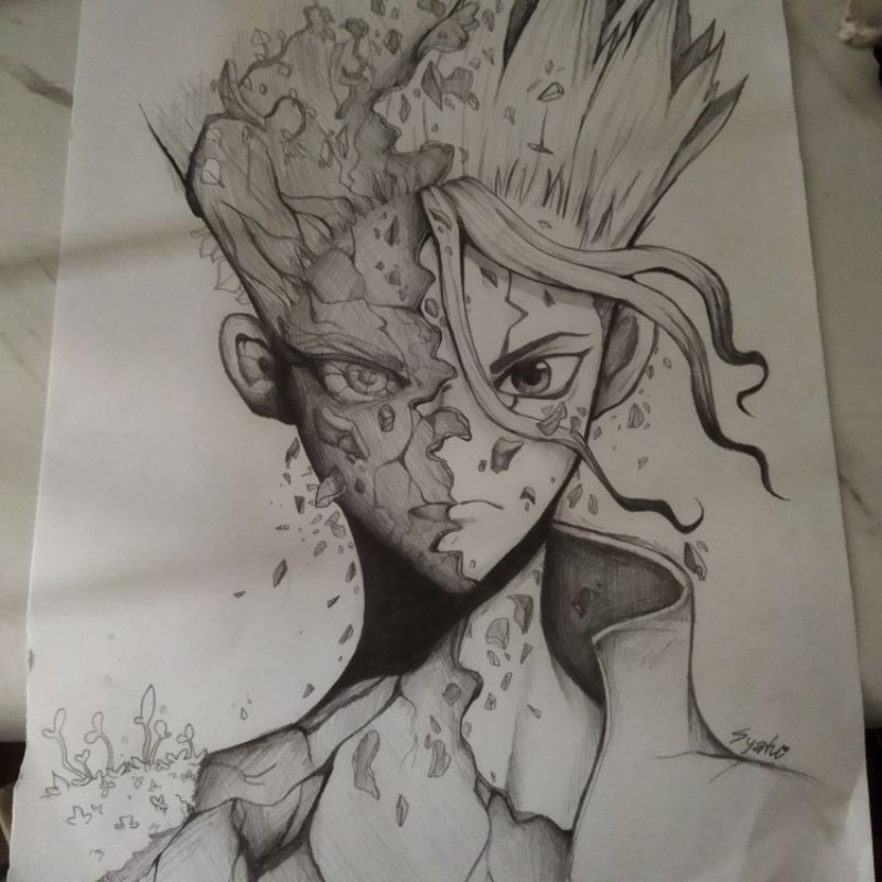 OPEN] Detailed Traditional Anime Manga Art Commission Photocopy Only (Read  Desc) Pencil Shading Drawing | Shopee Malaysia