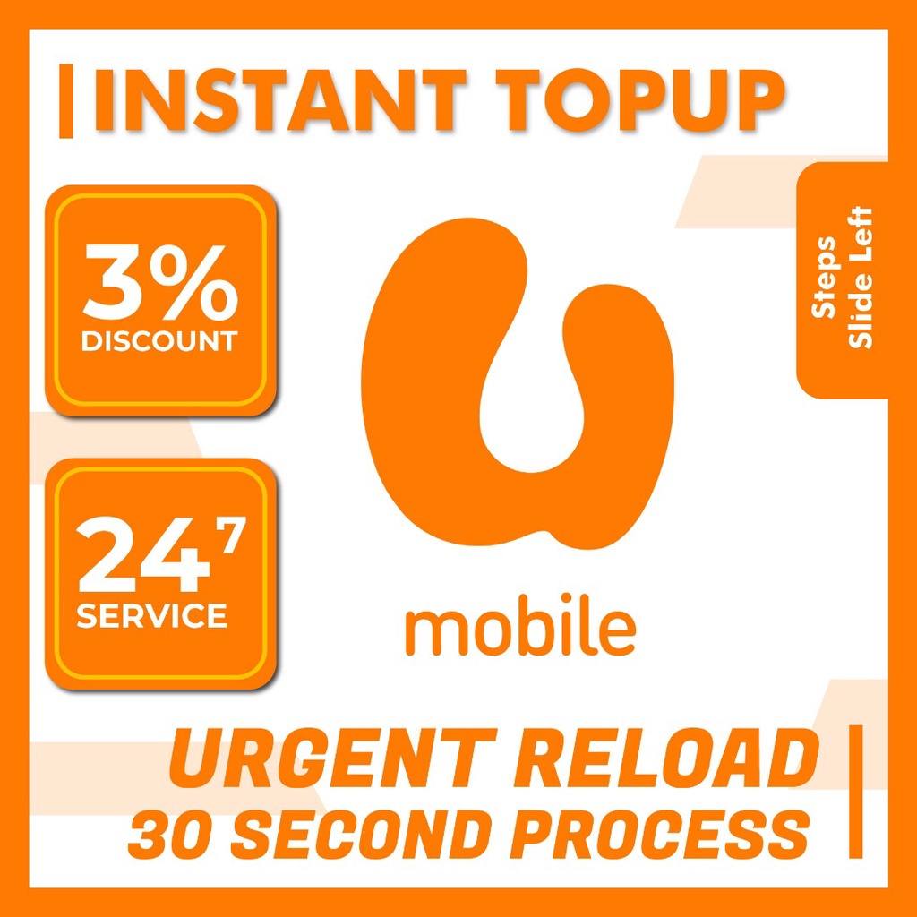 Umobile Prepaid Instant Topup 3% Discount | Shopee Malaysia