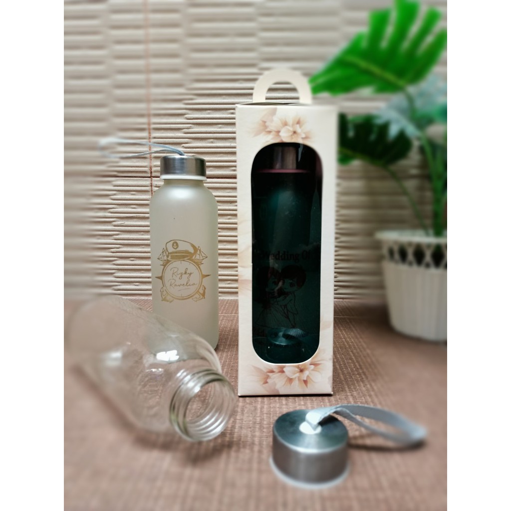 Paper box tumbler Thermos Glass Bottle 7x7x21 Wedding Souvenirs Shopee Malaysia