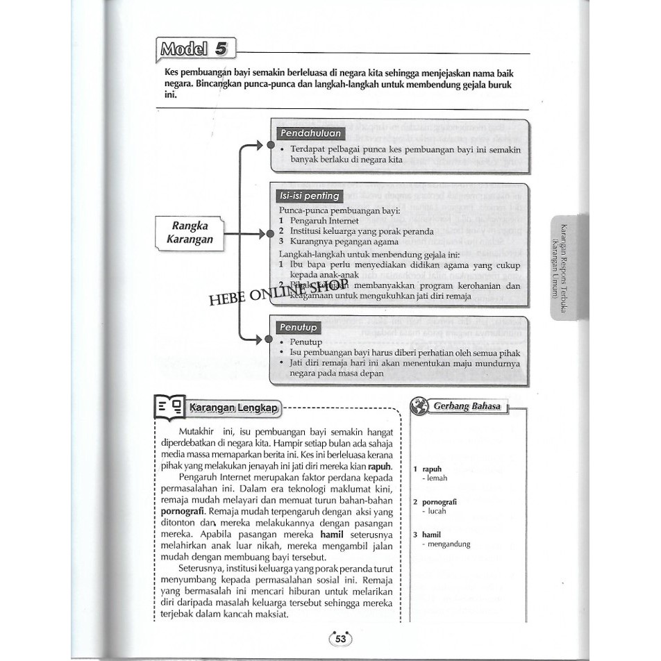 Skor A dalam Penulisan / Model Essays PT3 2021 Format PT3 Terkini 