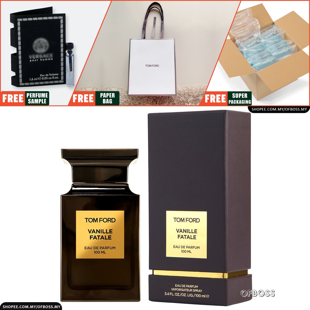 Tom Ford Vanille Fatale 100 ml Eau De Parfum EDP For Women | Shopee Malaysia