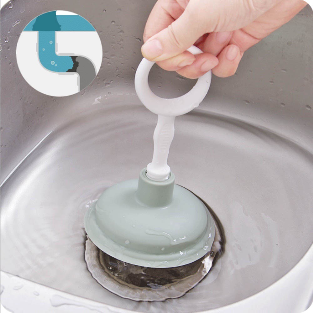 Household Powerful Sink Drain Pipe Pipeline Dredge Suction Cup Toilet ...