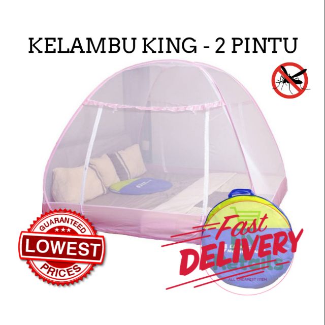 KELAMBU SAIZ KING 2 PINTU  MURAH  MURAH  Shopee Malaysia