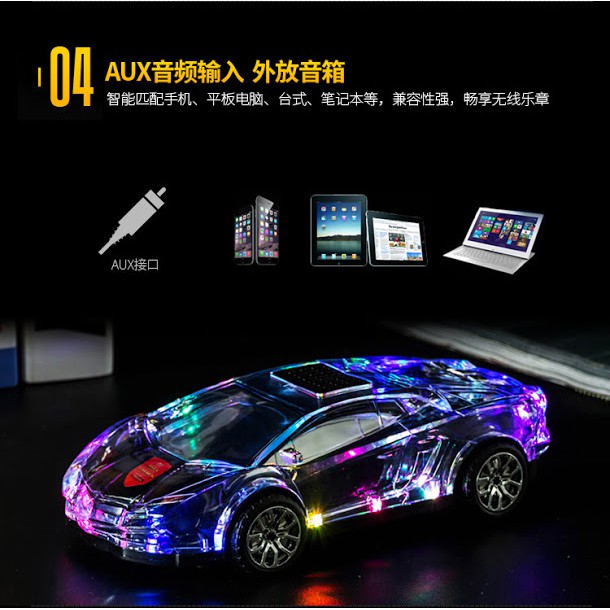 led lights for speakers in car