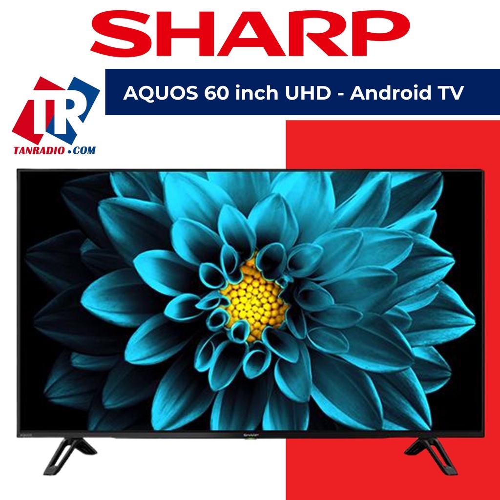 SHARP AQUOS 4K UHD Android TV (60") 4TC60DK1X Shopee Malaysia