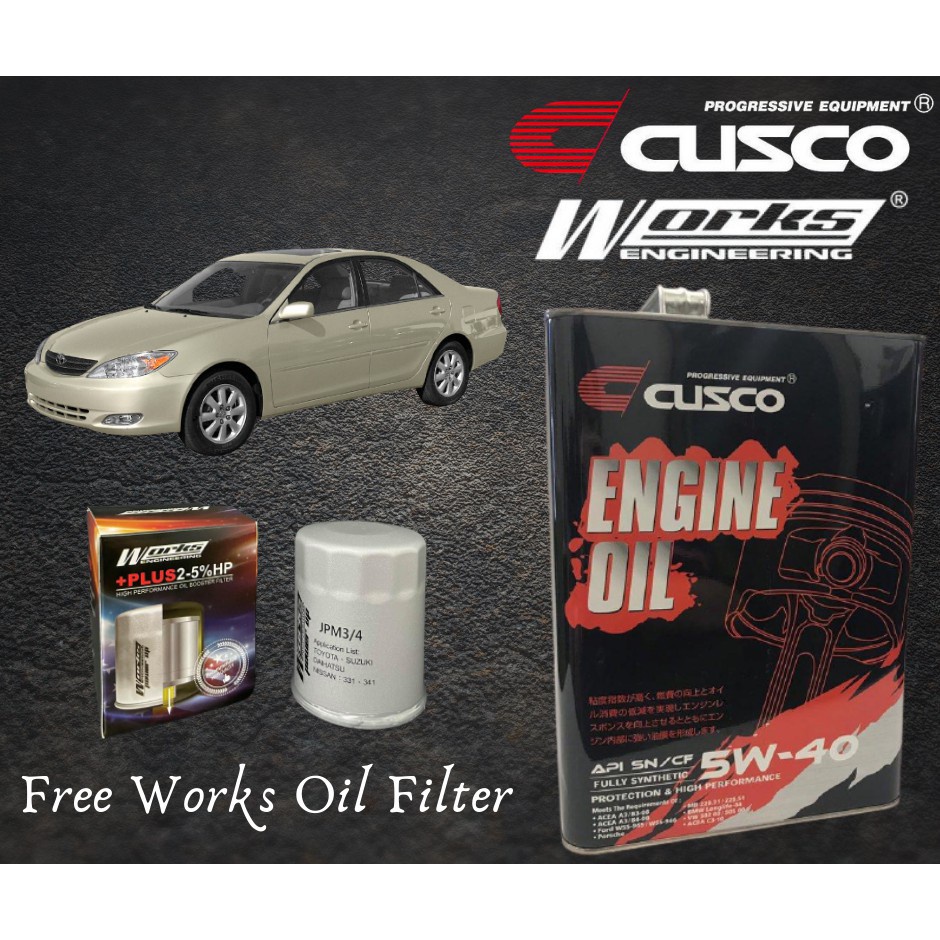 TOYOTA CAMRY ACV30 20032007 CUSCO JAPAN FULLY SYNTHETIC ENGINE OIL
