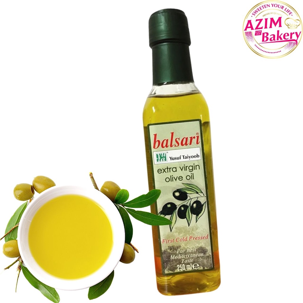 BALSARI EXTRA VIRGIN OLIVE OIL 250ML YUSUF TAIYOOB MINYAK ZAITUN