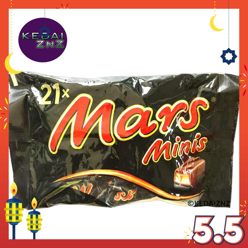 Chocolate MARS Minis Bag 333g Coklat