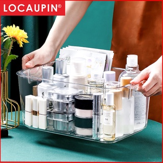Locaupin PET Stackable Kitchen Pantry Cabinet, Refrigerator, Freezer Food Handles, Food Container Books Storage Holder