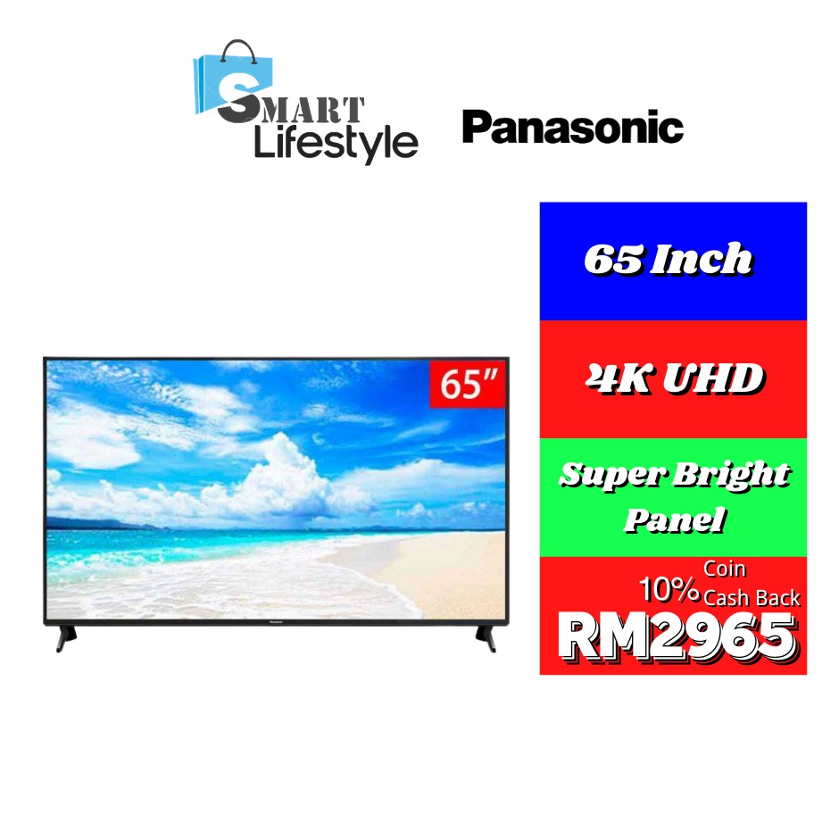 Panasonic Gx600 4k Uhd Hdr Smart Tv 65 Th 65gx600k Shopee Malaysia