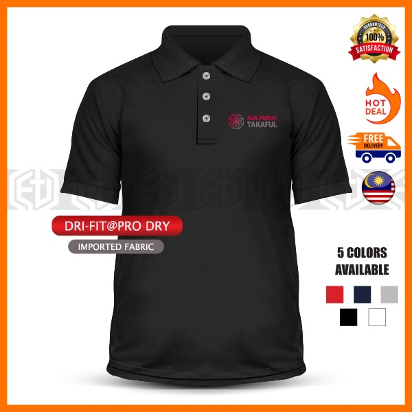 AIA Public Takaful Insurance Microfiber Sulam Company Corporate Uniform ...