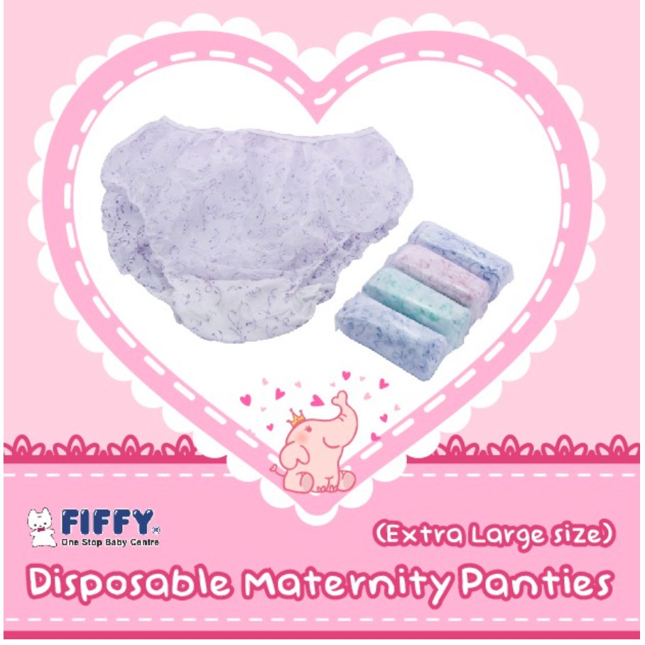 5pcs Fiffy Disposable Maternity Panties Seluar Dalam ...