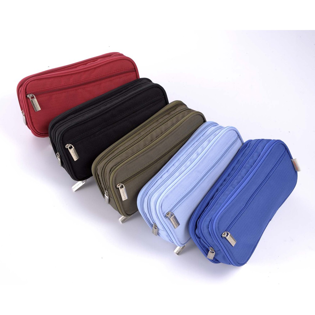 KOKUYO 3 Zipper Pen Case W-PC003 | Shopee Malaysia