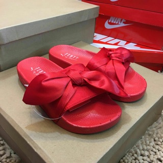 red puma fenty slides